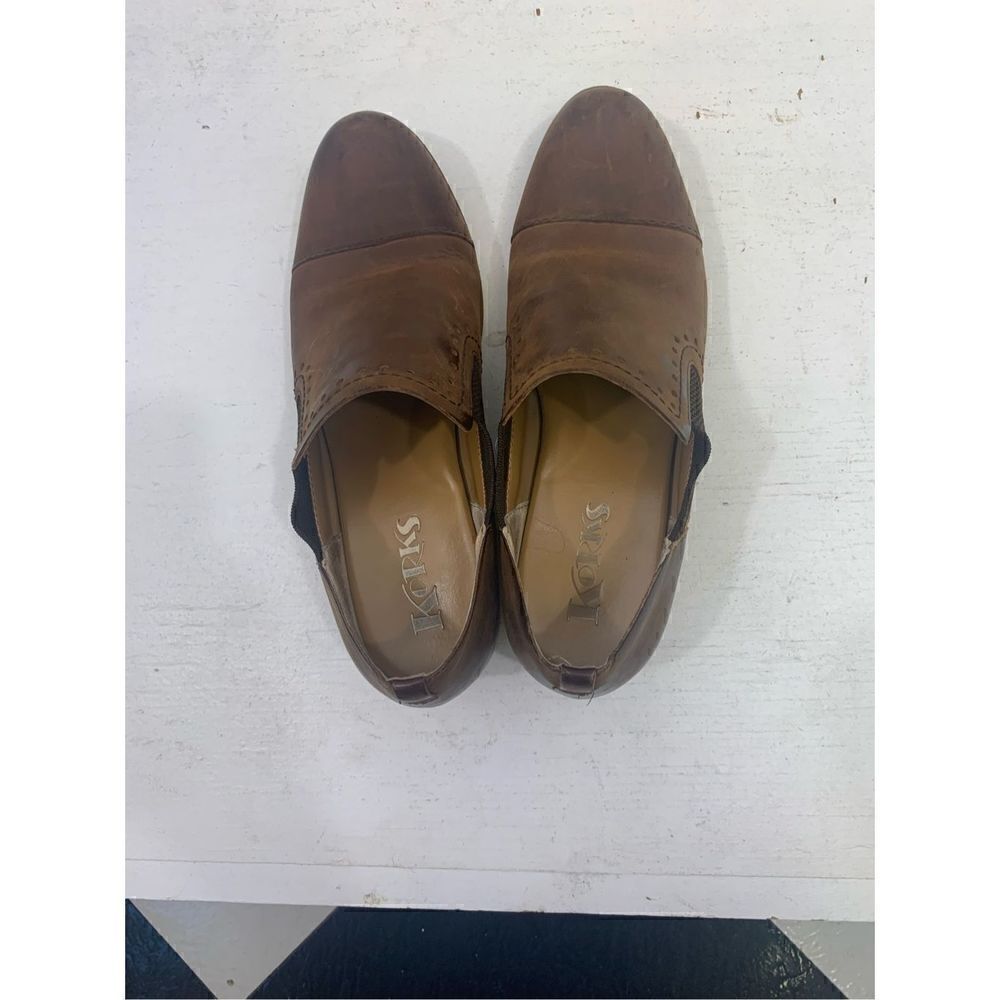 Kork-Ease Brown Leather Slip-On Flats - Picture 5 of 7